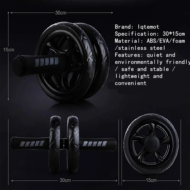 Ab Roller Wheel - Core Workout Equipment with Knee Pad