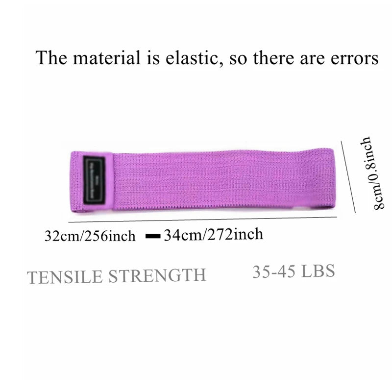 Resistance Band Set – Durable Elastic Bands for Full-Body Workouts, Yoga, Pilates & Strength Training