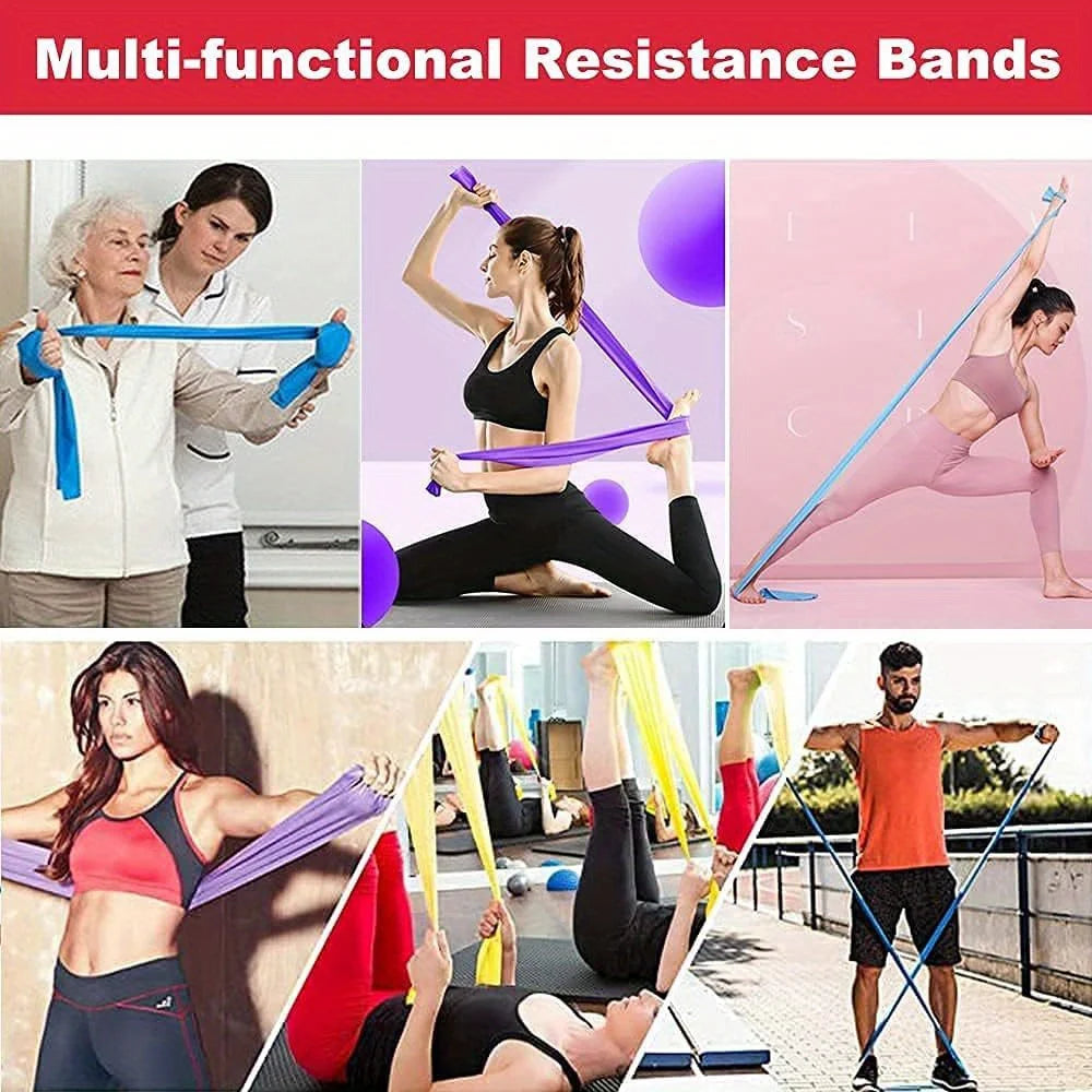 Resistance Bands Set - Home Workout for Men & Women