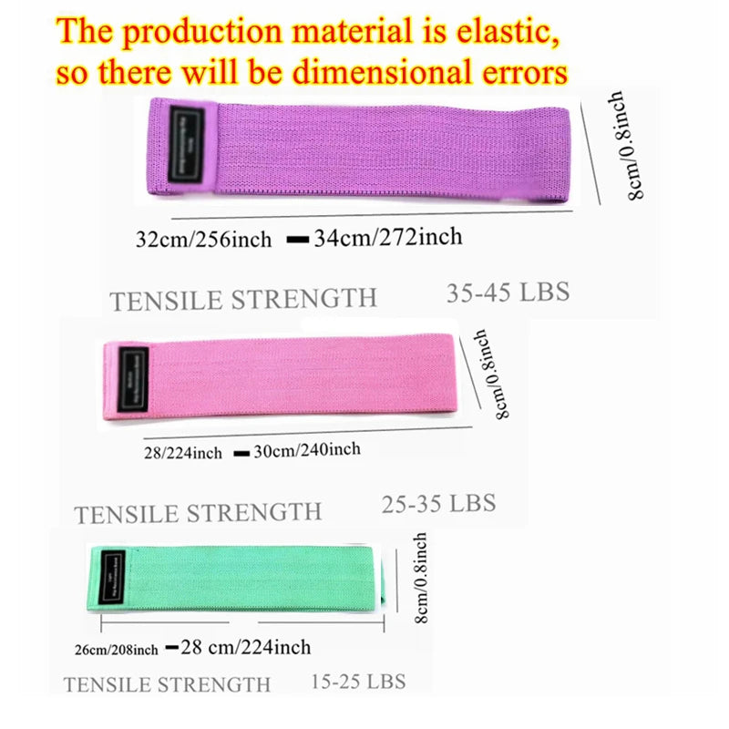 Resistance Band Set – Durable Elastic Bands for Full-Body Workouts, Yoga, Pilates & Strength Training