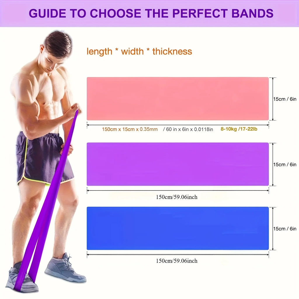 Resistance Bands Set - Home Workout for Men & Women